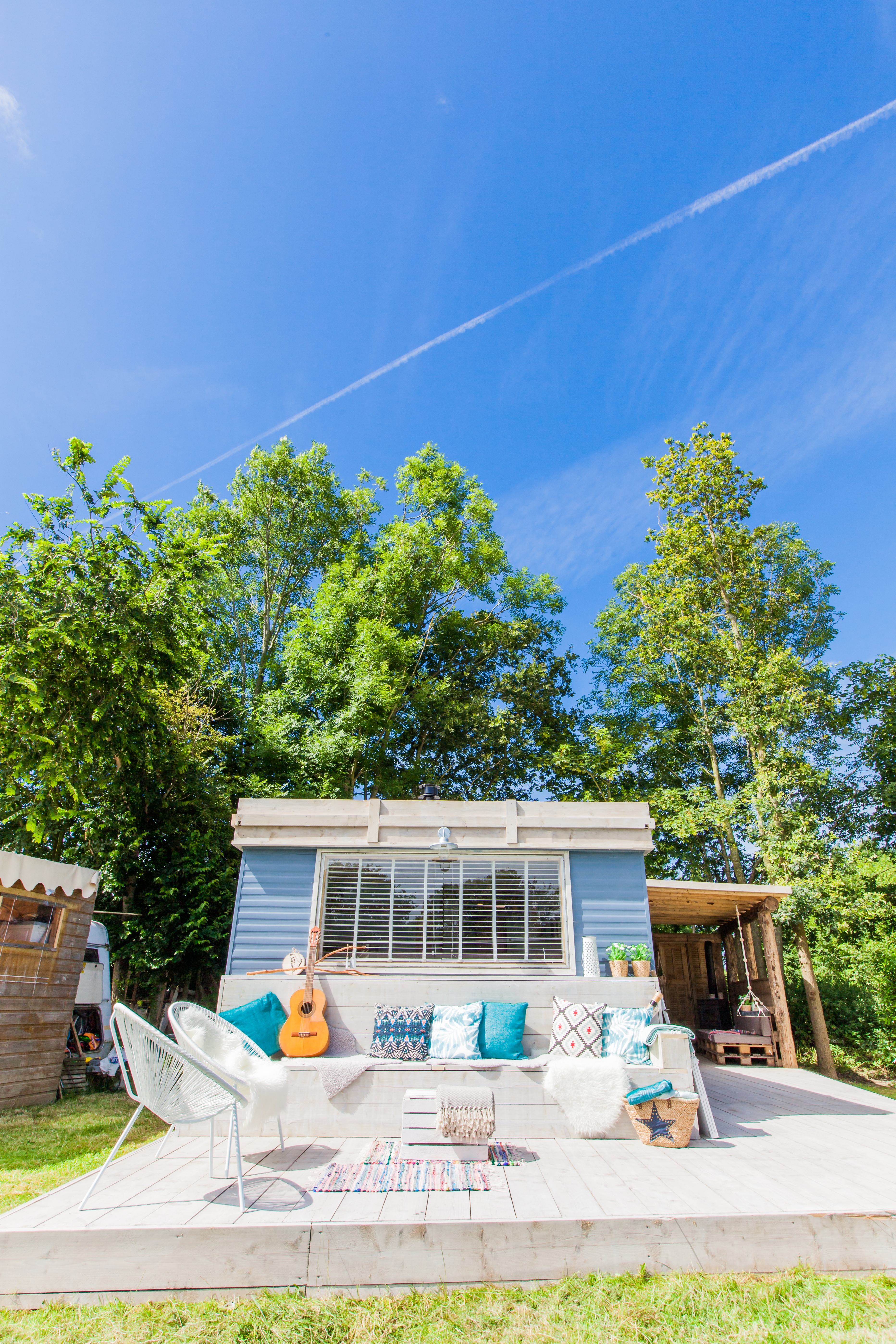 Buiten terras Ibiza Summer Lodge